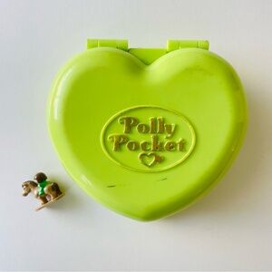 Vintage 1989 Polly Pocket Horse Stables and House